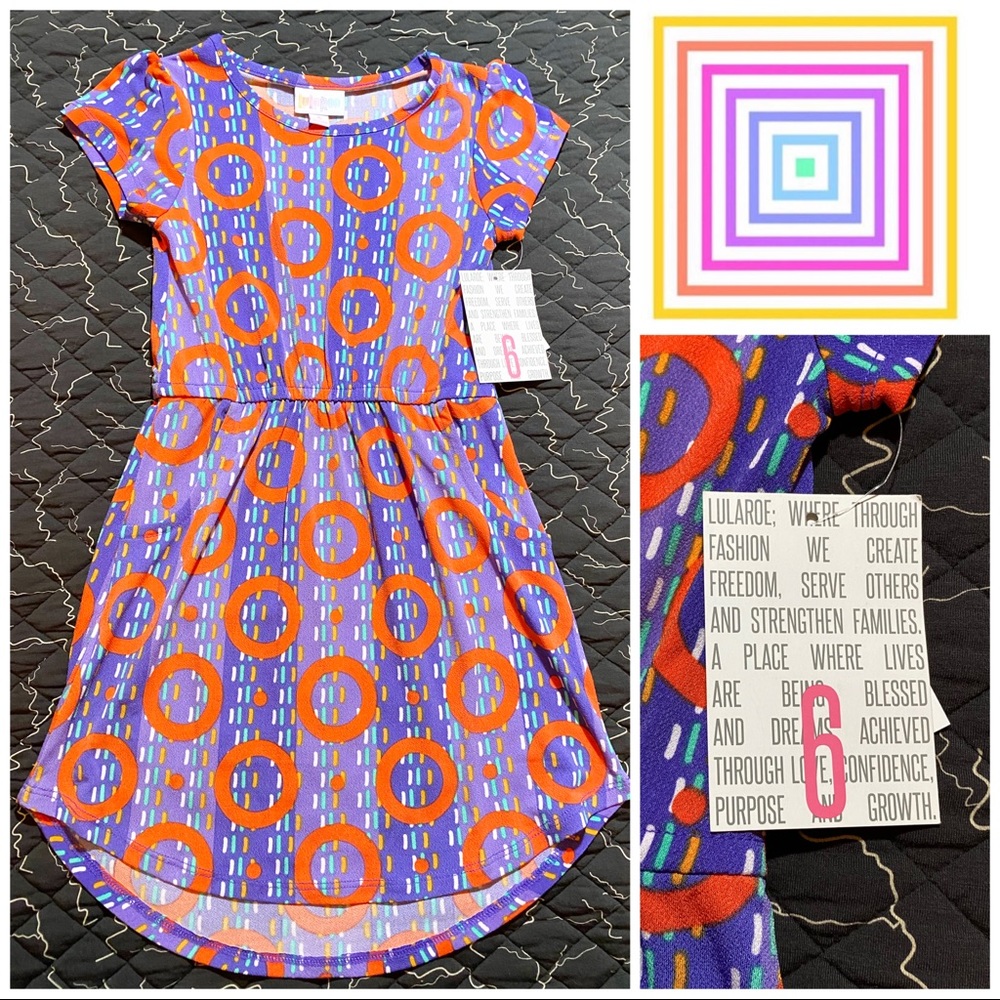 NWT LULAROE MAE Sz. 6 dress